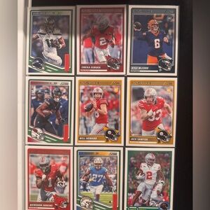 2025 Panini- score football. NFL Trading Card Lot OSU Football players